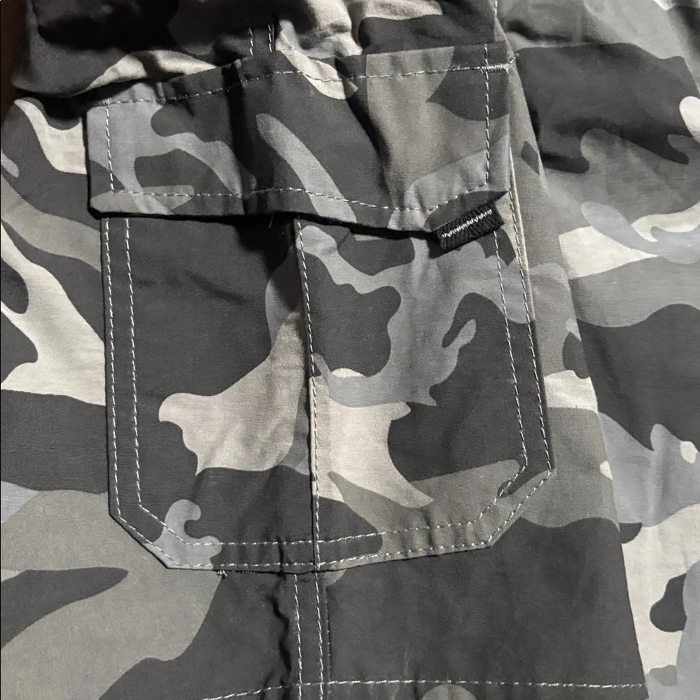 UNIVIBE Big Boys Stonedale Cotton Pull-On Cargo Shorts Size-XL Camouflage U